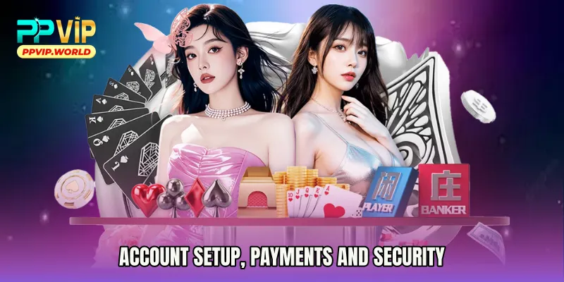 Account Setup, Payments and Security