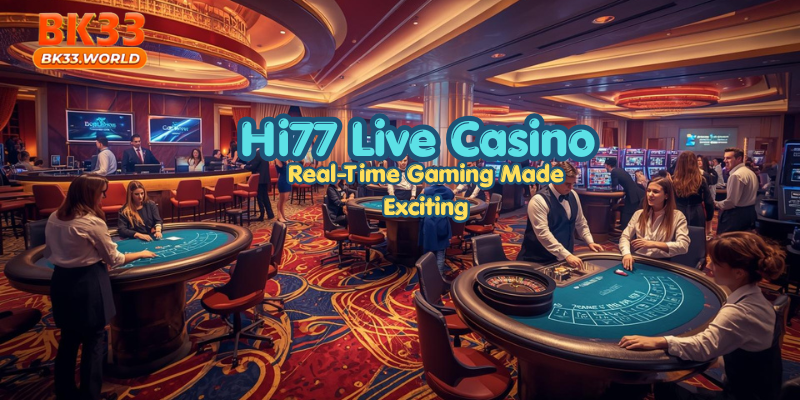 Hi77 Live Casino: Real-Time Gaming Made Exciting